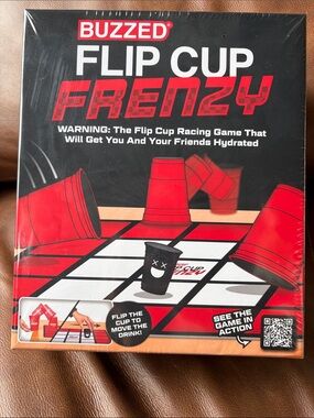 Buzzed Flip Cup Frenzy Party Game